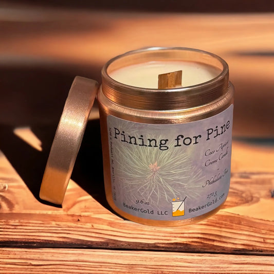Pining for Pine Candle BeakerGold