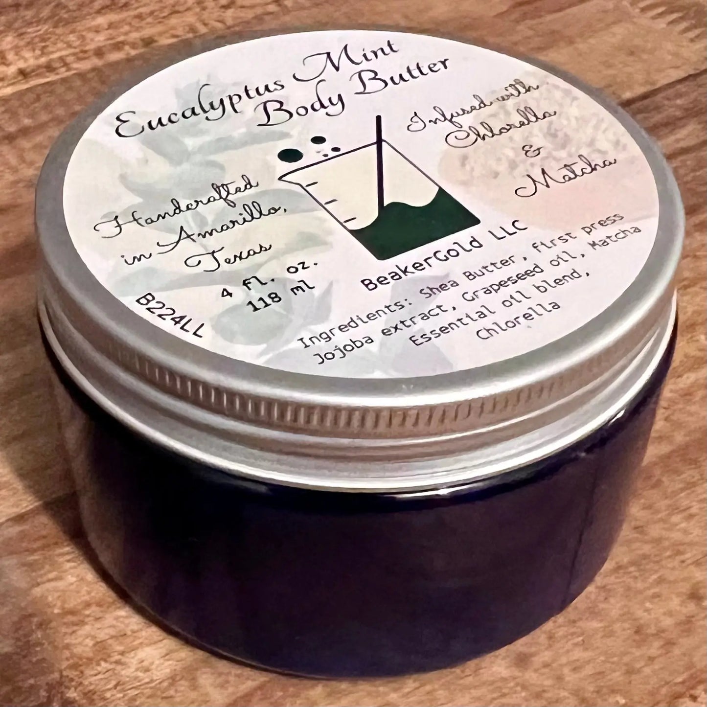 Eucalyptus Mint Body Butter BeakerGold