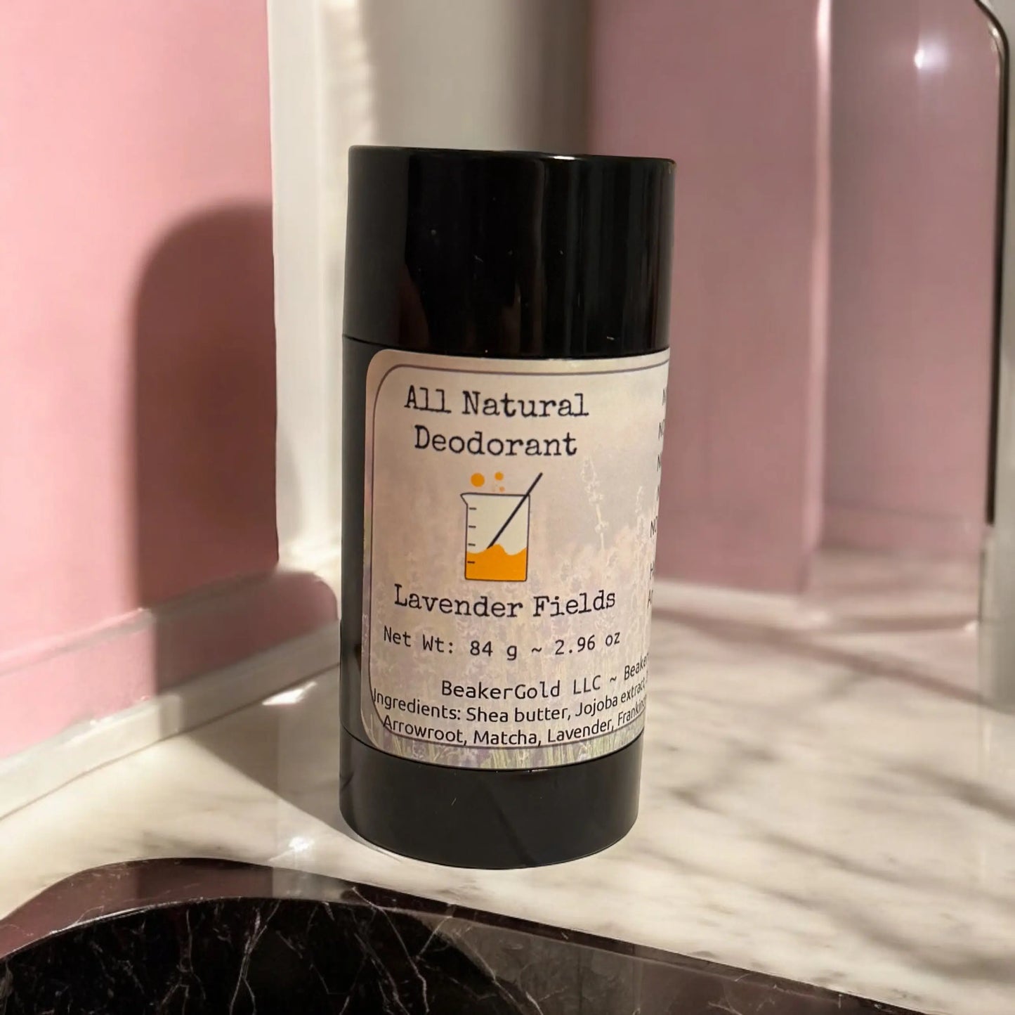 All Natural Deodorant BeakerGold