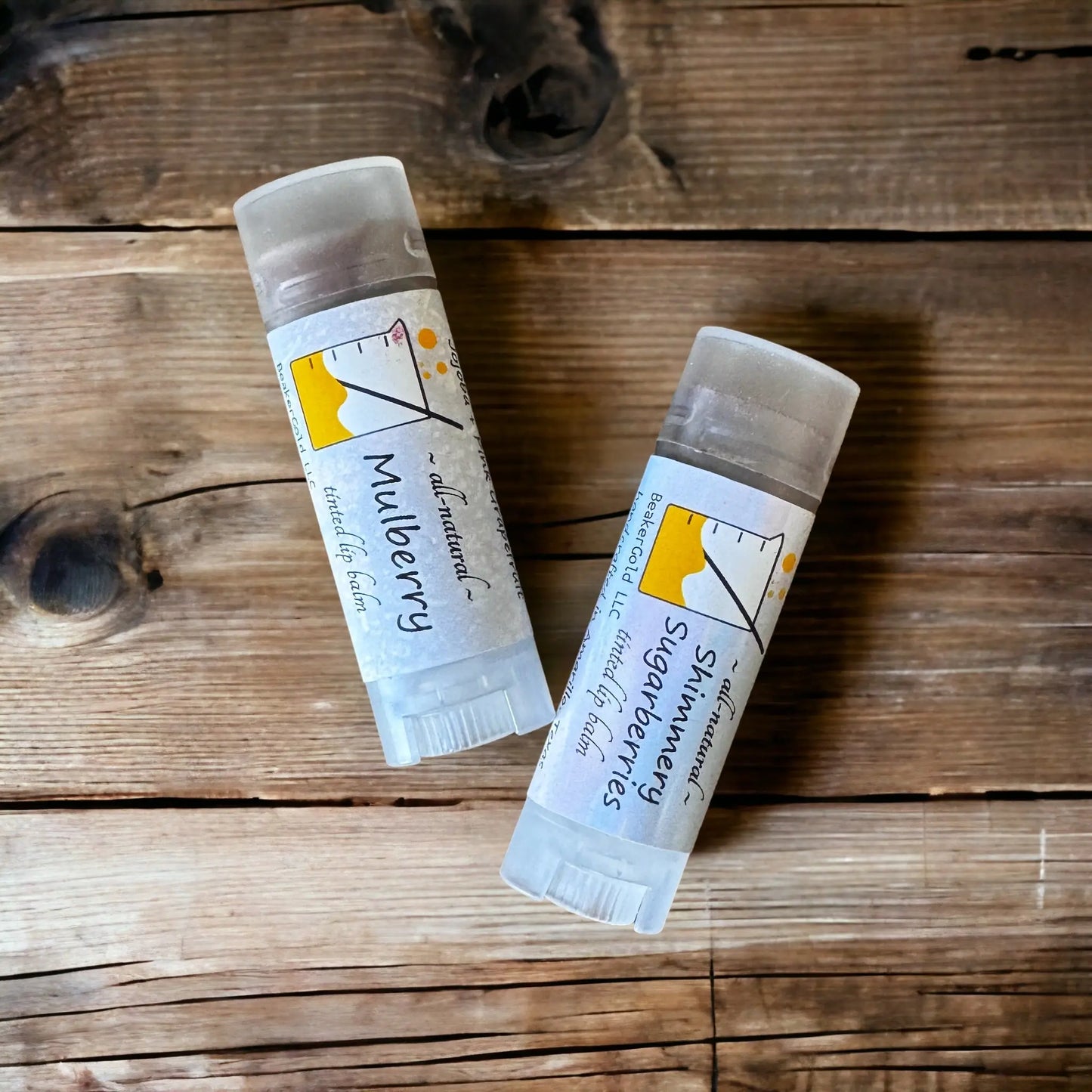 Tinted lip balm BeakerGold