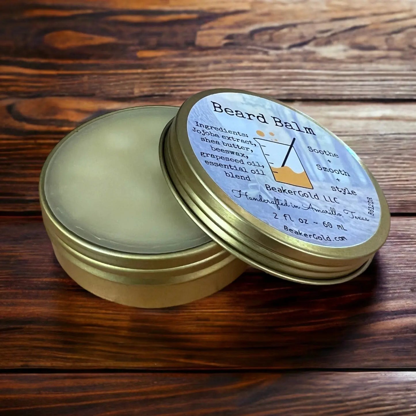Beard Balm BeakerGold