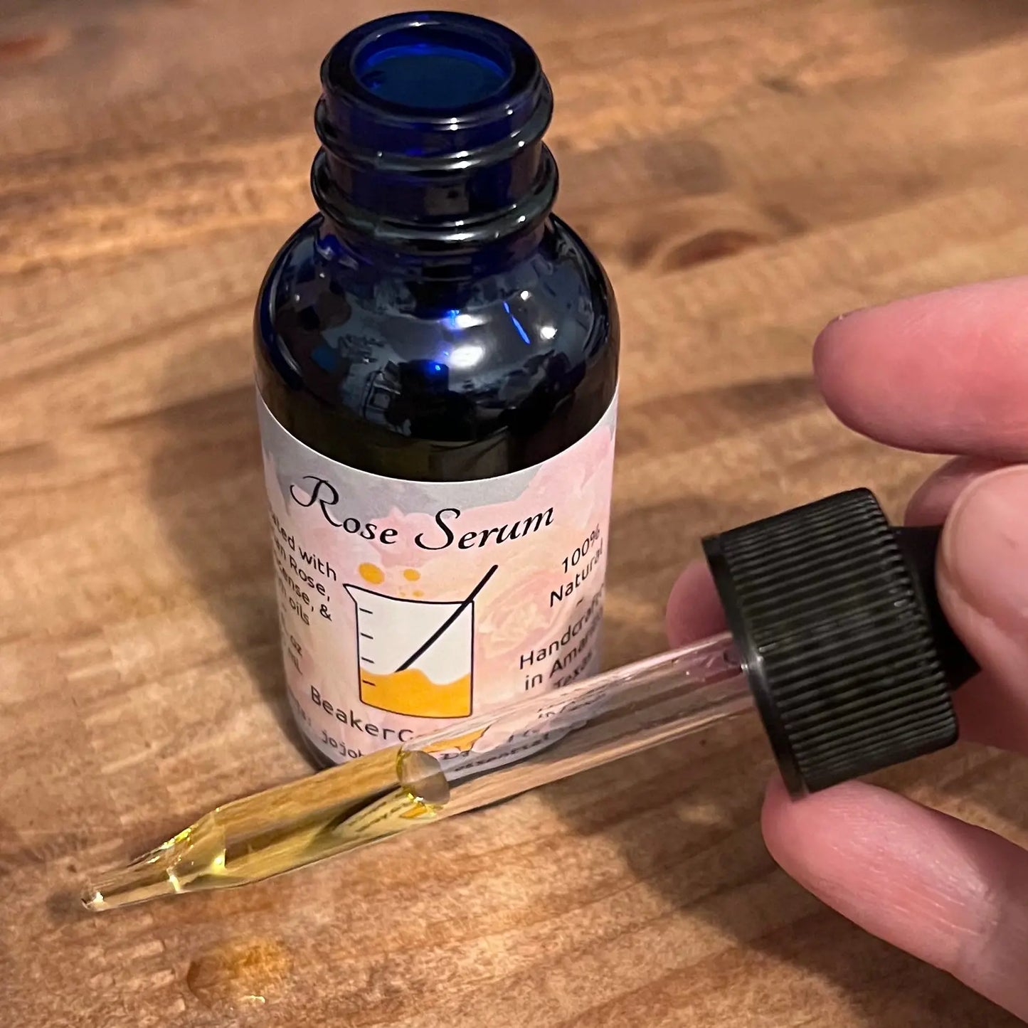 Rose Serum BeakerGold