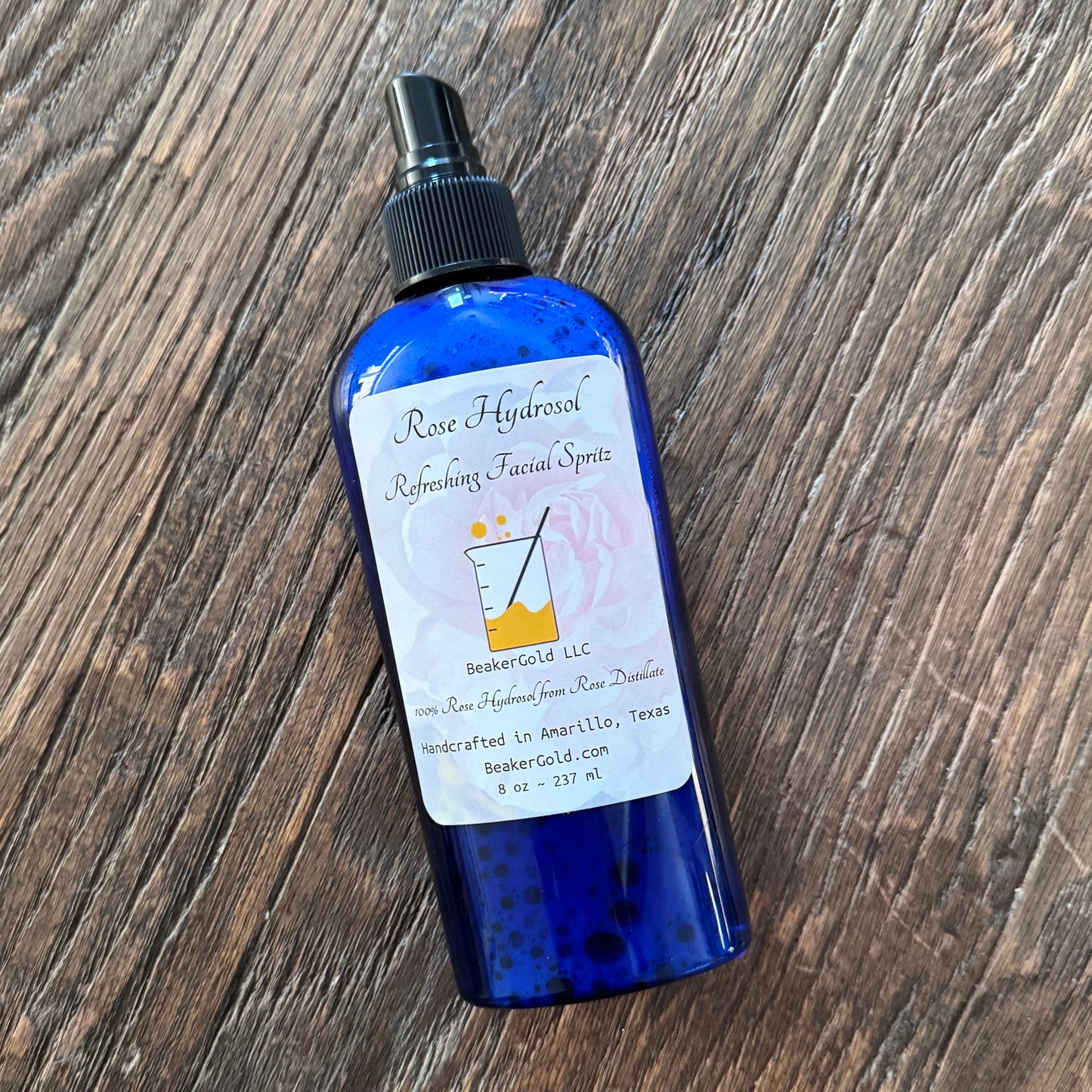 Rose Hydrosol - Refreshing Facial Spritz BeakerGold