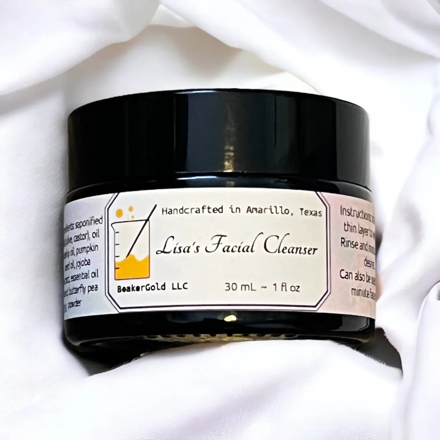Lisa’s Facial Cleanser BeakerGold