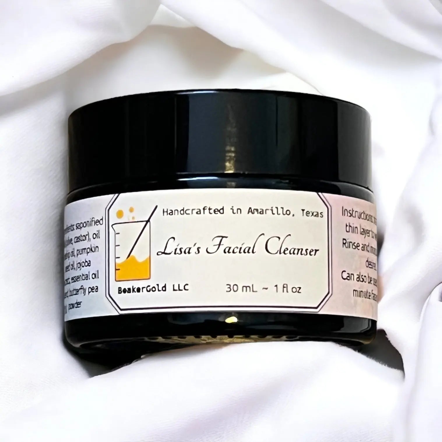Lisa’s Facial Cleanser BeakerGold