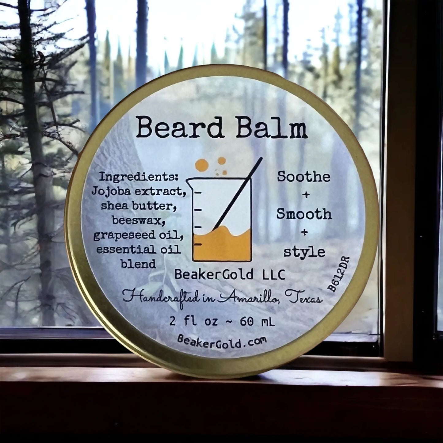 Beard Balm BeakerGold