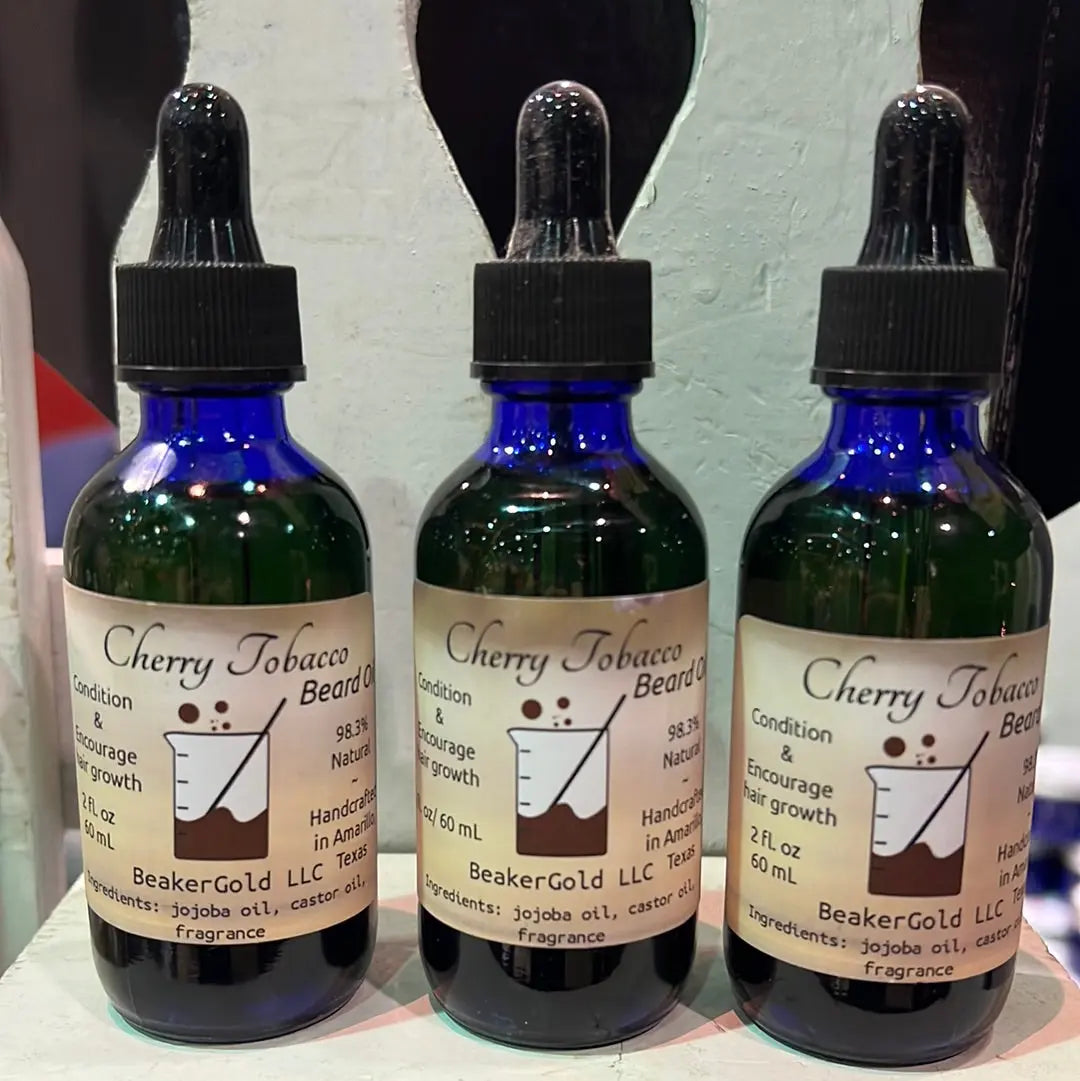 cherry tobacco beard oil (30ml) Maverick Beard Oil hydrates dry CRIMSON BEARD CARE SYSTEM |
