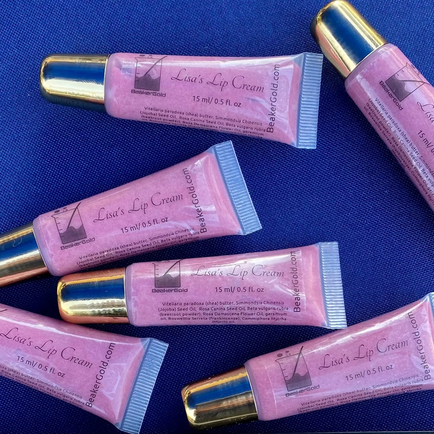 Lip Cream BeakerGold