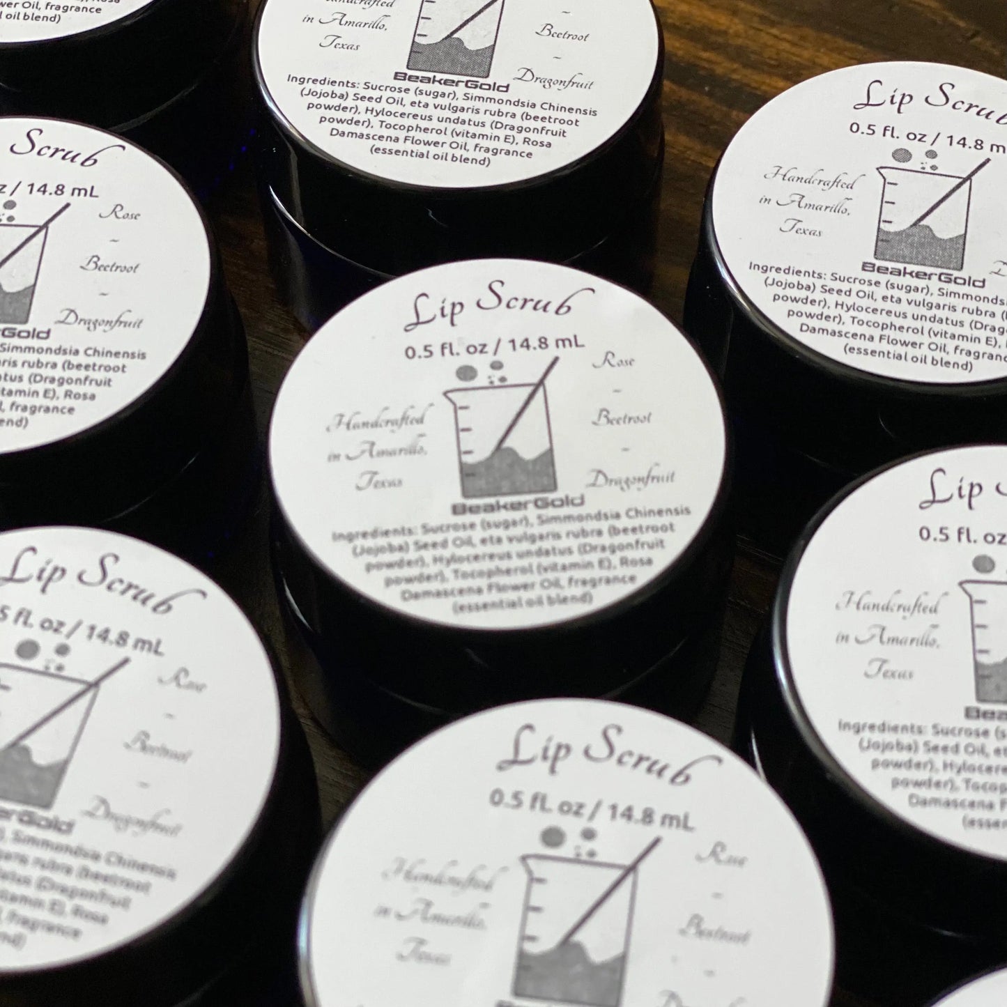 Lip Scrub BeakerGold