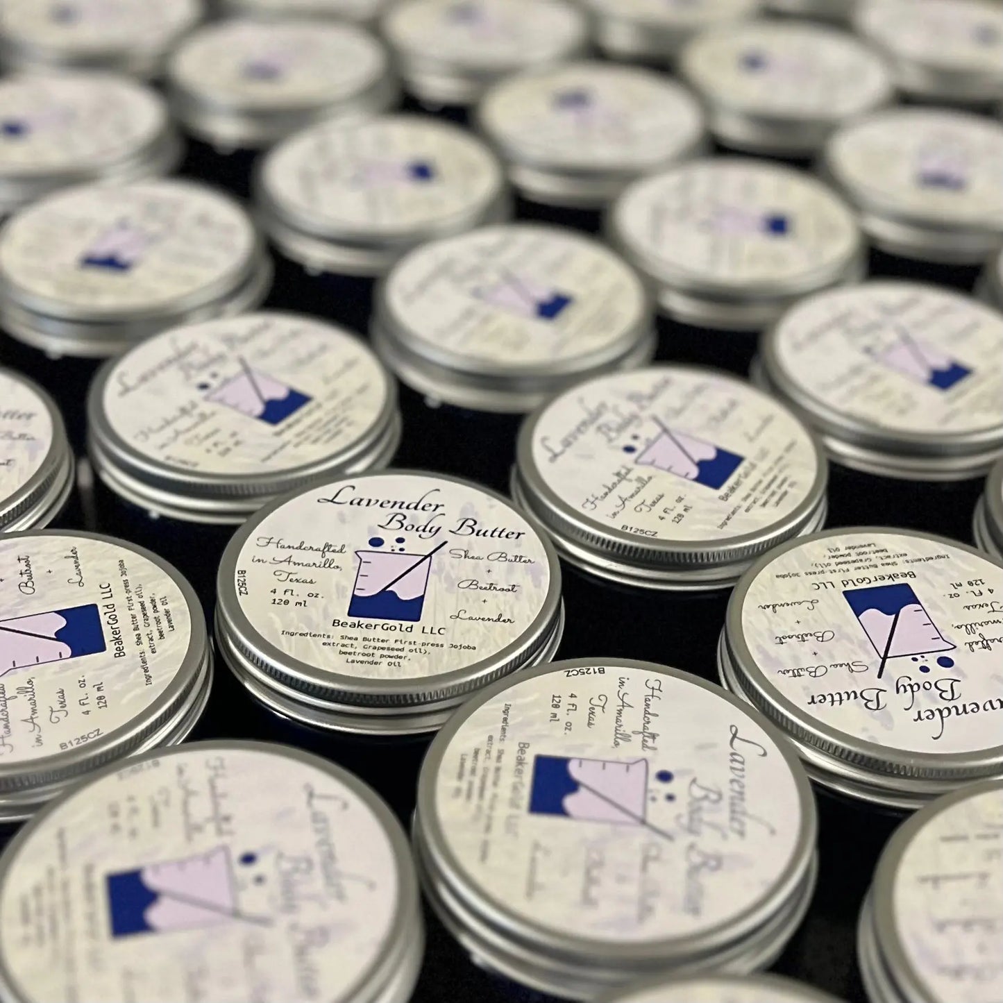 Lavender & Frankincense Spa Gift Set BeakerGold