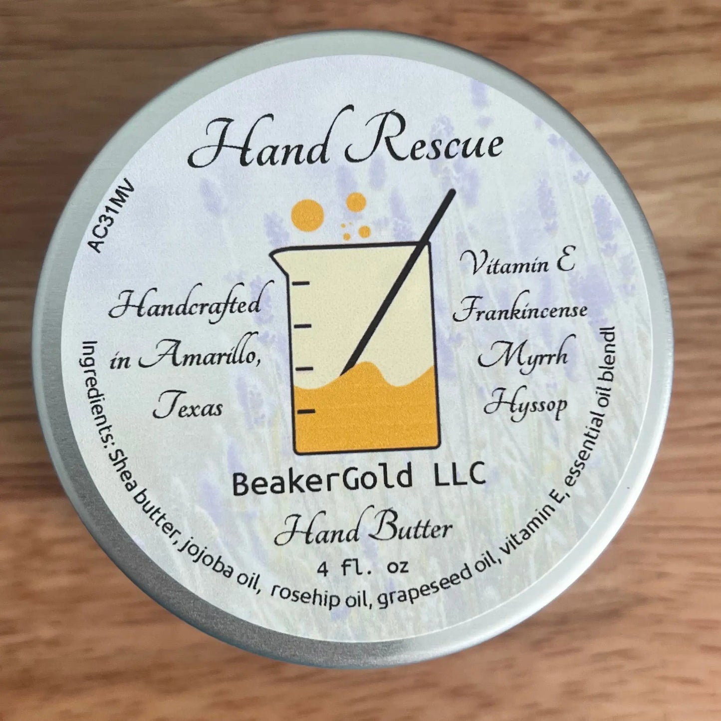 Hand Rescue (4 oz) BeakerGold