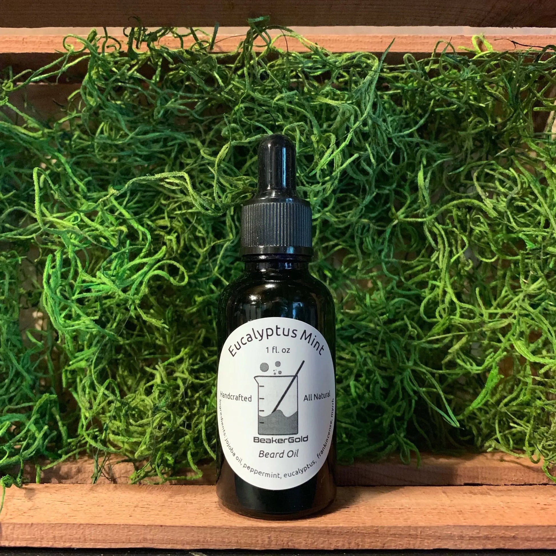 Beard Oil BeakerGold