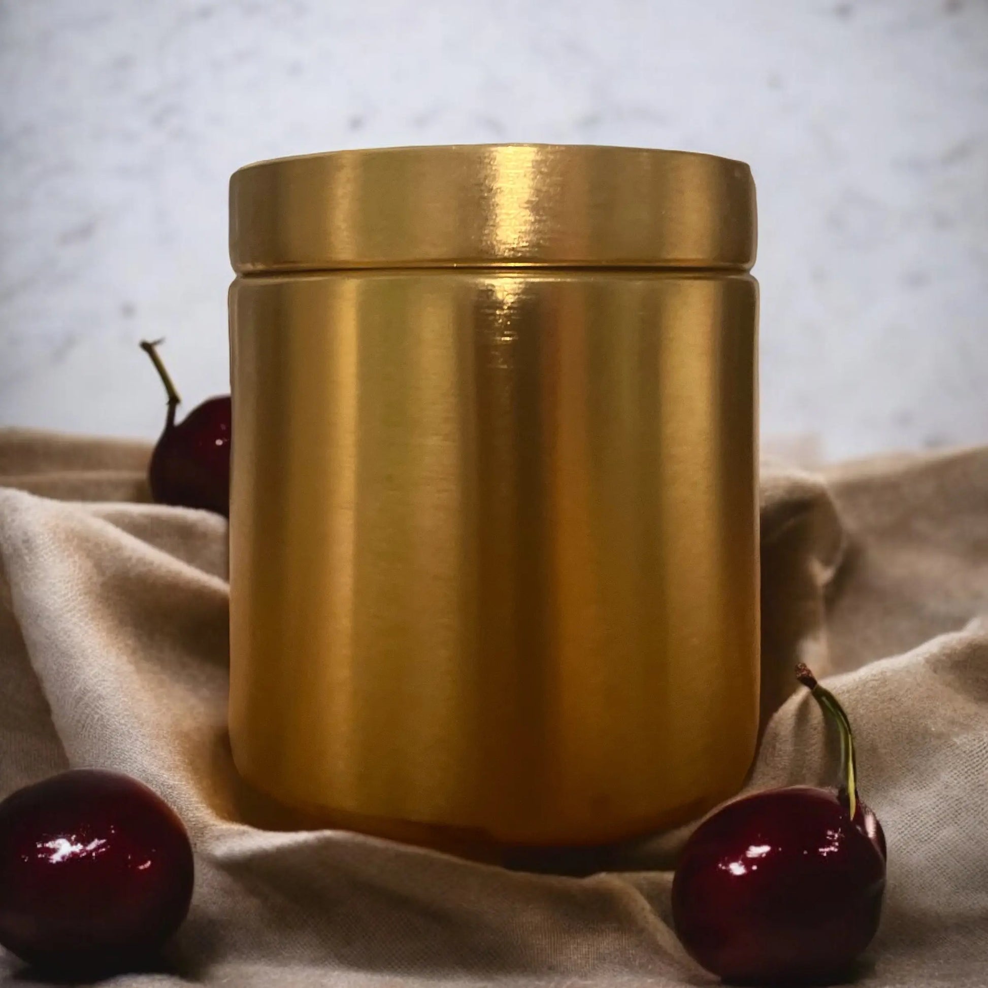 Cherry Tobacco Candle BeakerGold