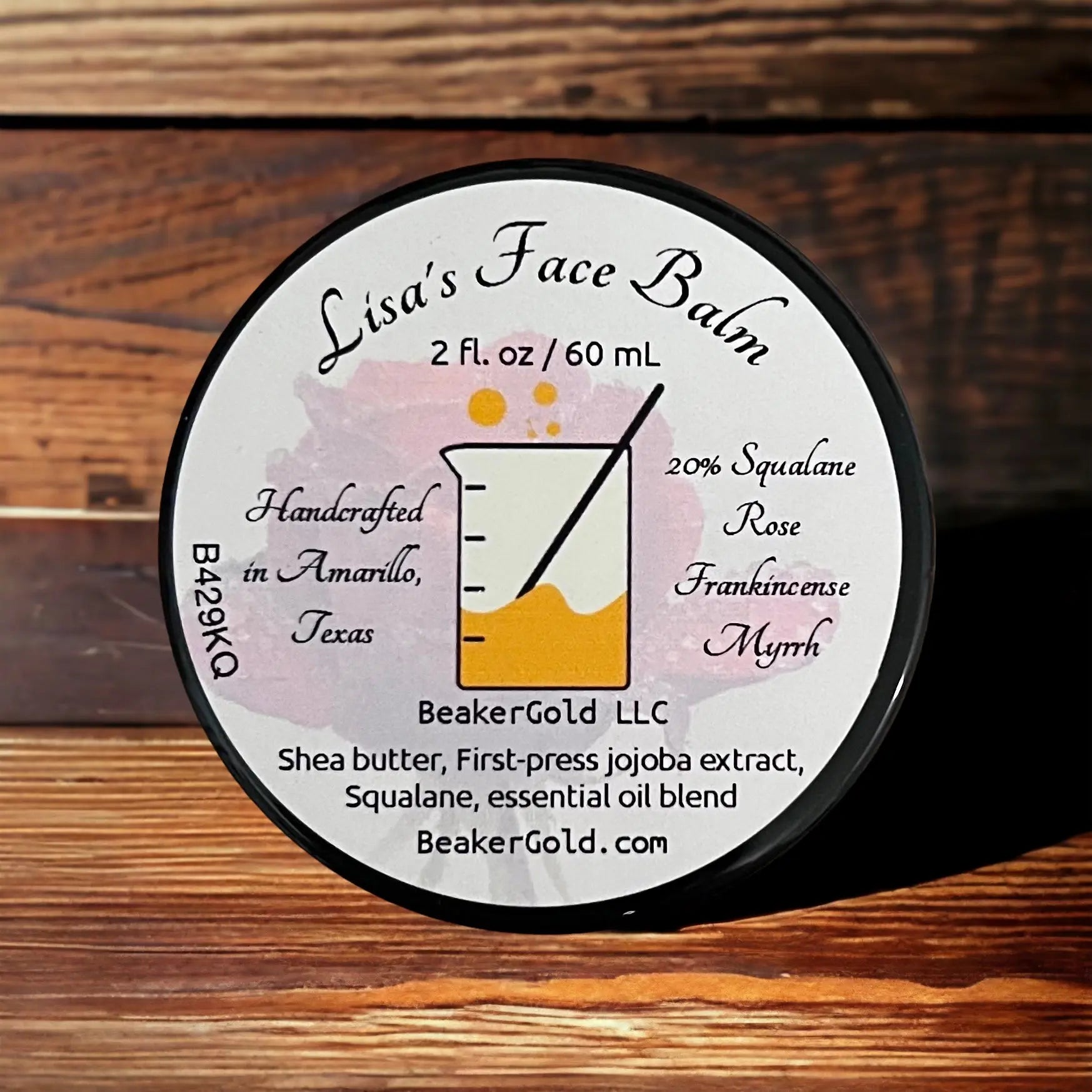 Lisa’s Face Balm BeakerGold